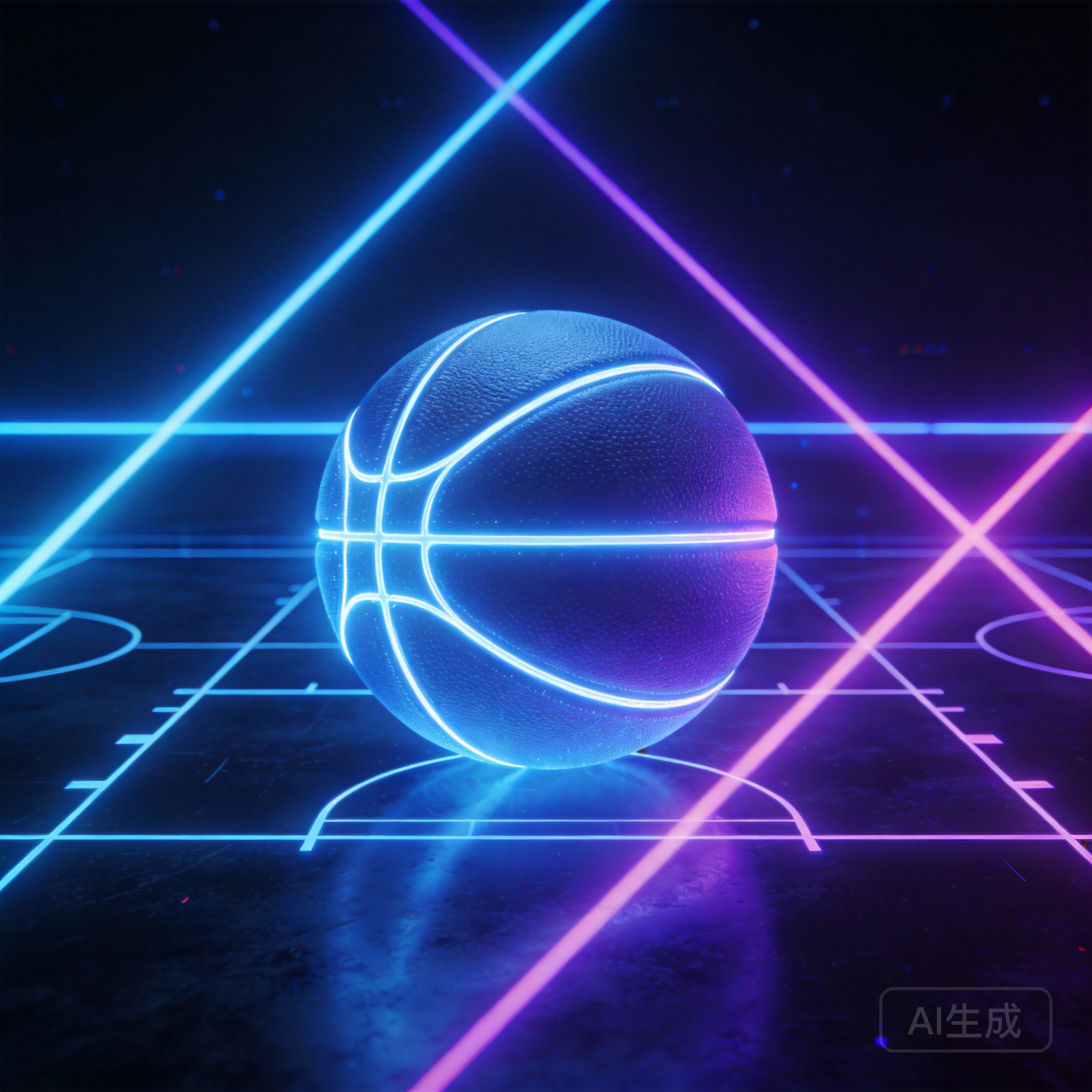 纬来NBA直播主题插画